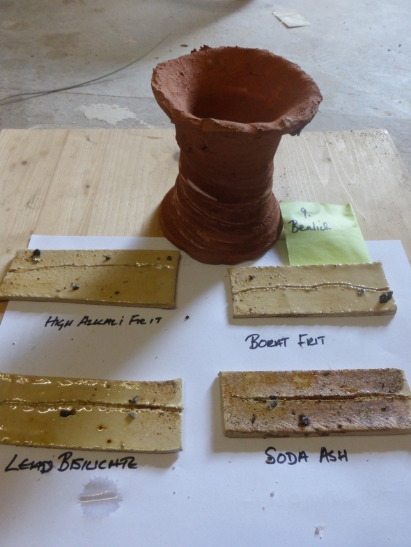 Benliech pot and glaze tests